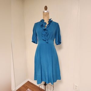 Banana republic ruffle dress